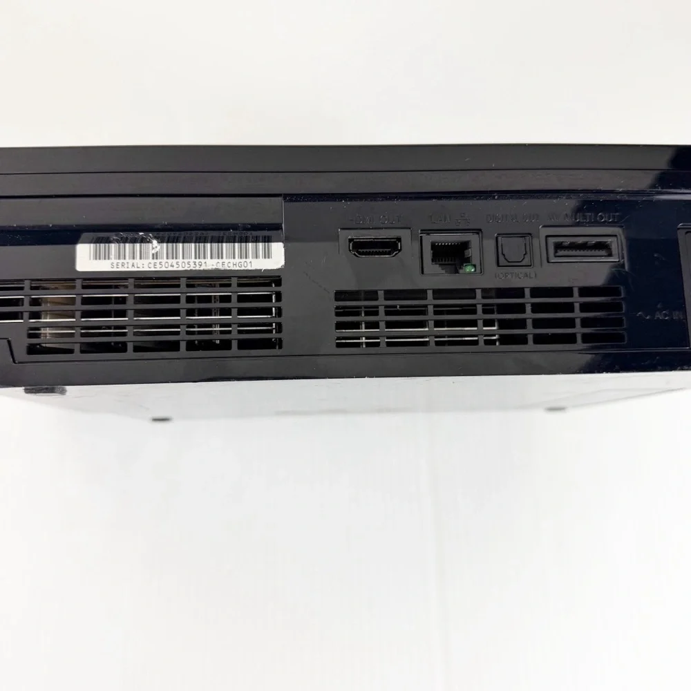 Sony PlayStation 3 PS3 Fat Black Video Game Console CECHG01 AS IS For Parts